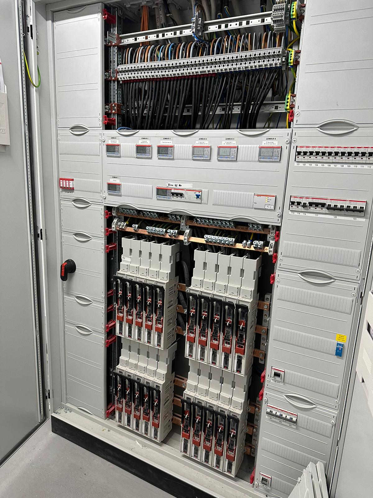 Metering and switchgear of the system